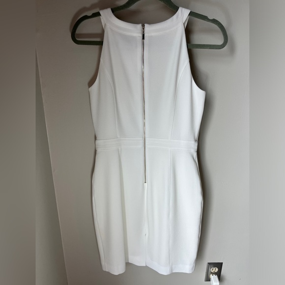 White House Black Market White Organza Sheath Dress | Size 4 | Worn Once Perfect - Picture 5 of 8